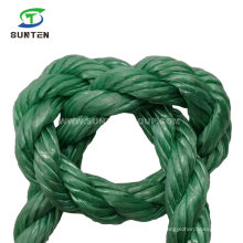 3 Strand Double Twisted/Twist Green PP/Polypropylene Splitfilm/Split Film Rope for Agriculture Packing